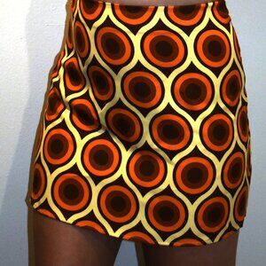 Let's Groove Retro Mini Skirt (S)